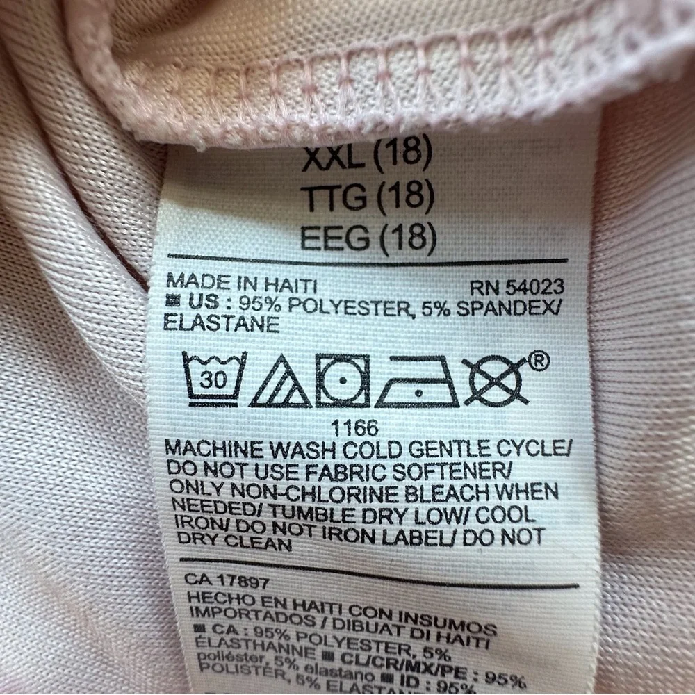 Old Navy‎ Active Pink Camo Short Sleeve Crop Top Girls XXL 18